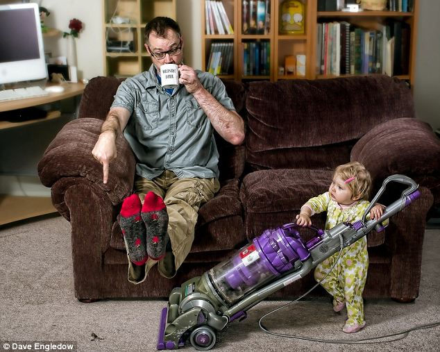 Серия фото «Самый лучший папа» от Дейва Энглдау